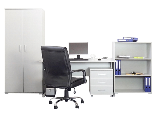 Szürke, fehér és fekete szín - Format irodabútor